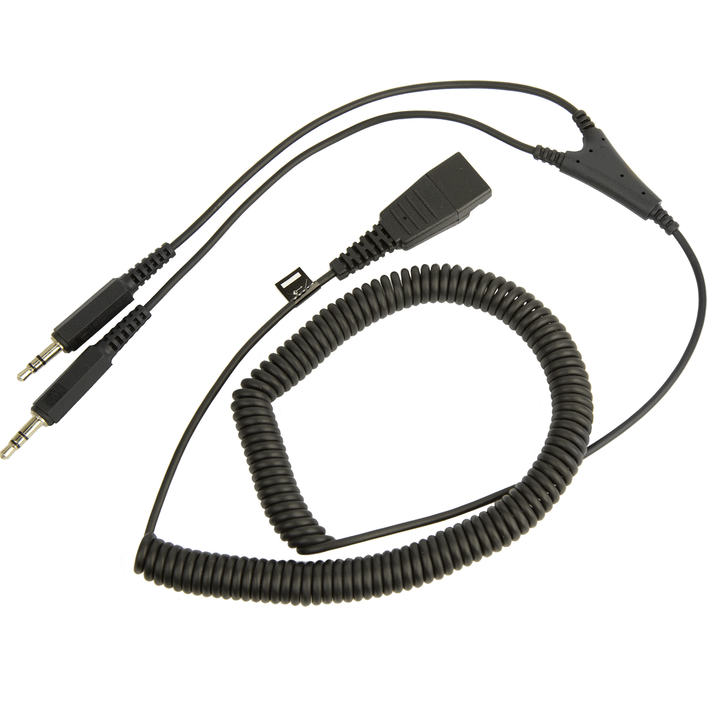 Photos - Portable Audio Accessories Jabra PC cord - QD to 2x35mm 8734-599 