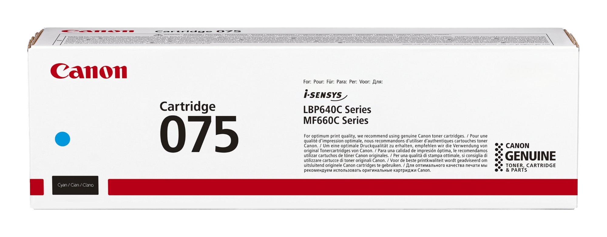 Canon Cyan 6364C002/075 Toner Cartridge 1.3K Pages Iso/Iec 19752 For