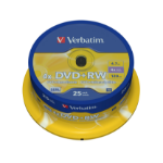 Verbatim DVD+RW Matt Silver 4.7 GB 25 pc(s)