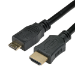 Cablenet 2m HDMI 1.4b Male - HDMI Male Mini C Hi Speed+Ethernet 30AWG Blk Cable