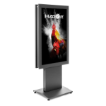 Hagor vis-it HP 50″ Floorbase flat panel bureau steun 127 cm (50") Vloer Antraciet