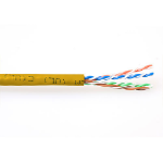 ACT CAT6A U/UTP PVC patch 305 m geel