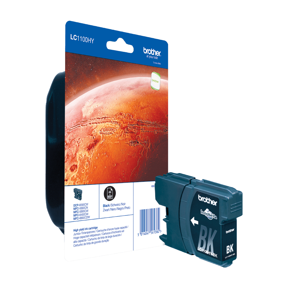 Brother LC1100HYBK Inkjet Cartridge High Yield Black LC1100HYBK