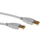 ACT USB 2.0 A male - USB A male ivoor 2,00 m