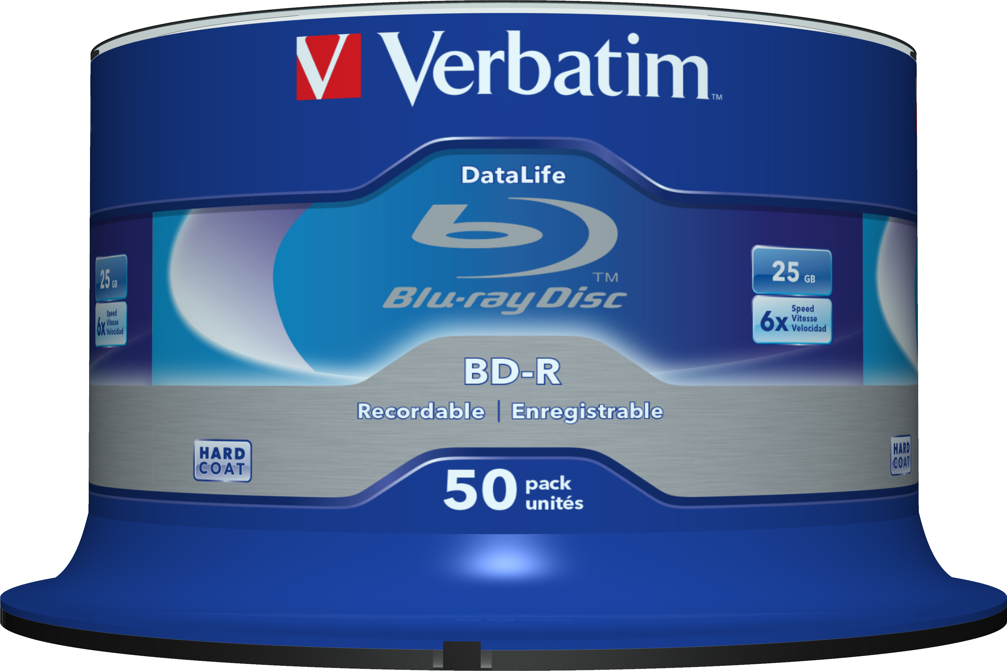 Image of Verbatim Datalife 6x BD-R 25 GB 50 pc(s)