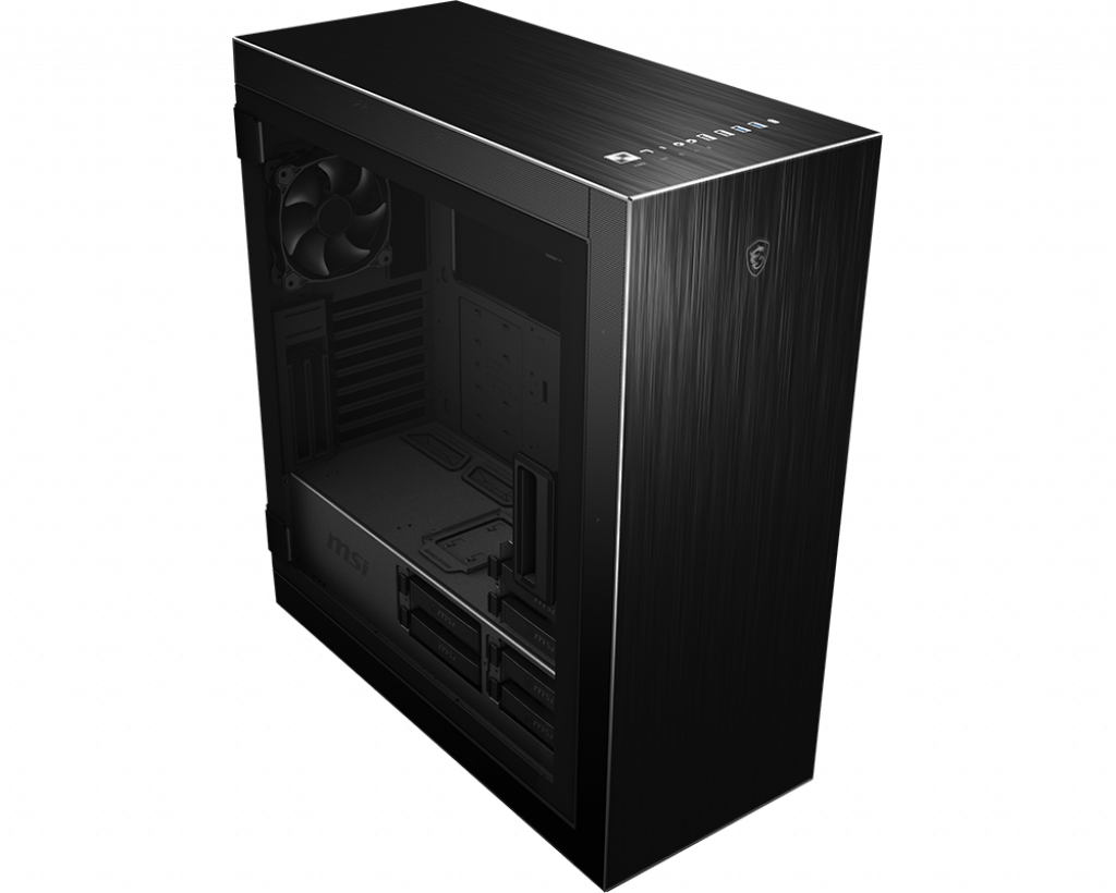 Image of MSI MPG SEKIRA 500P Full Tower Gaming Computer Case 'Black, 4x...