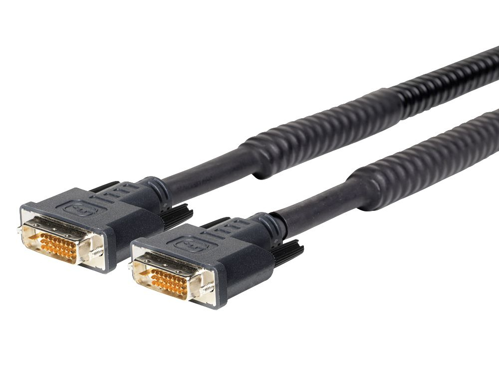 Photos - Cable (video, audio, USB) Vivolink PRODVIAM7.5 DVI cable 7.5 m DVI-D Black 