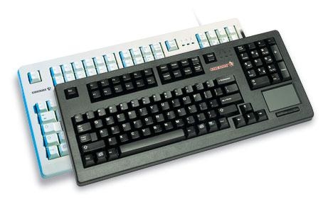 Image of CHERRY TouchBoard G80-11900, black, DE keyboard PS/2