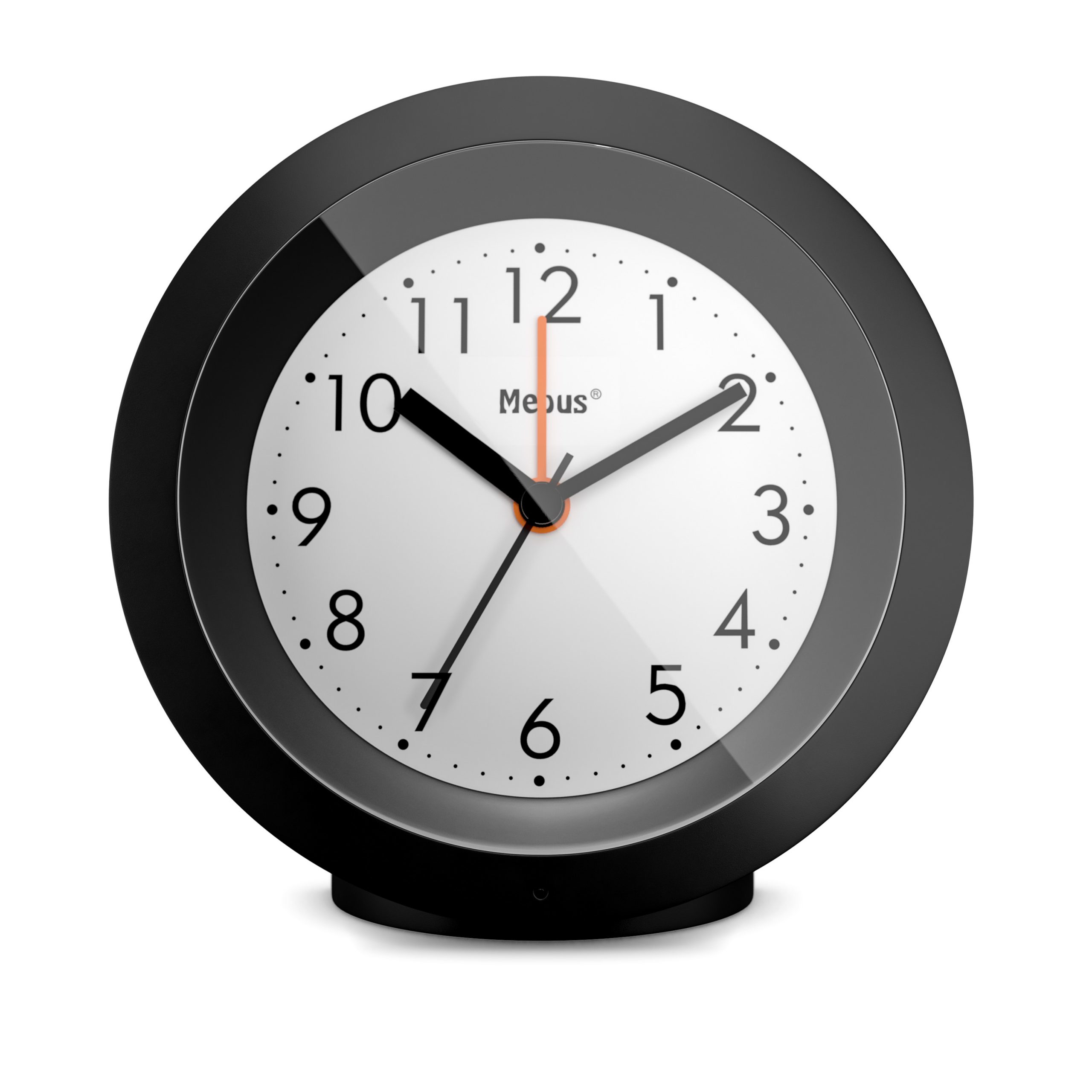 Image of Mebus 25628 - Quartz alarm clock - Black - 12h - Analog - Battery - AA