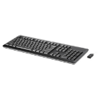 HP 701426-071 keyboard RF Wireless QWERTY Spanish Black