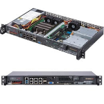 Supermicro SuperServer 5019D-FN8TP Rack (1U) Black