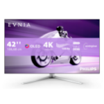 Philips 42M2N8900/00 computer monitor 105.5 cm (41.5") 3840 x 2160 pixels 4K Ultra HD OLED White