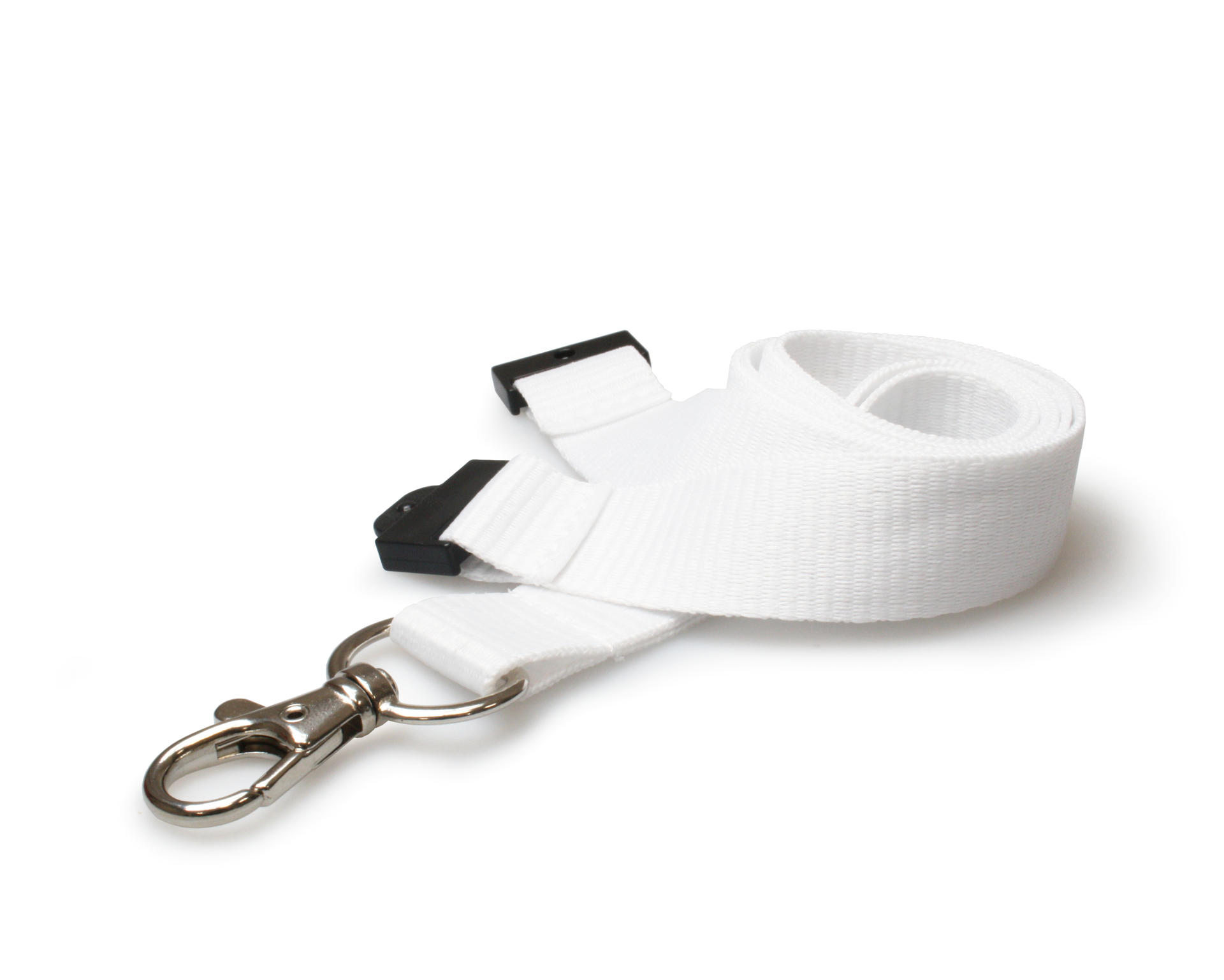 Image of Digital ID 20mm Recycled White Lanyards with Flat Breakaway and...