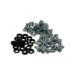FDL 19 INCH RACK CAPTURED CAGE NUTS & M6 BOLTS- 50 PACK (SILVER)