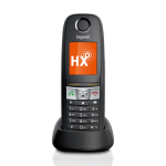 Gigaset E630HX DECT telephone handset Caller ID Black