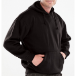 BEESWIFT PolyCotton Hooded Sweatshirt Black Lge