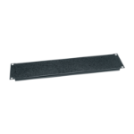 Middle Atlantic 2 RU Flanged Blank Rack Panel, Textured Steel - 12 Piece Contractor Pack