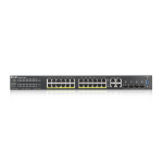 Zyxel GS2220-28HP-EU0101F netwerk-switch Managed L2 Gigabit Ethernet (10/100/1000) Power over Ethernet (PoE) Zwart