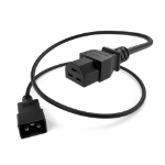 UNC PWCD-C20C21-20A-10F-BLK power cable 120" (3.05 m) C20 coupler C21 coupler
