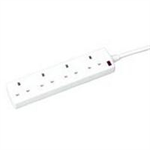 CED 4-WAY SWITCH EXTENSION LEAD WHITE