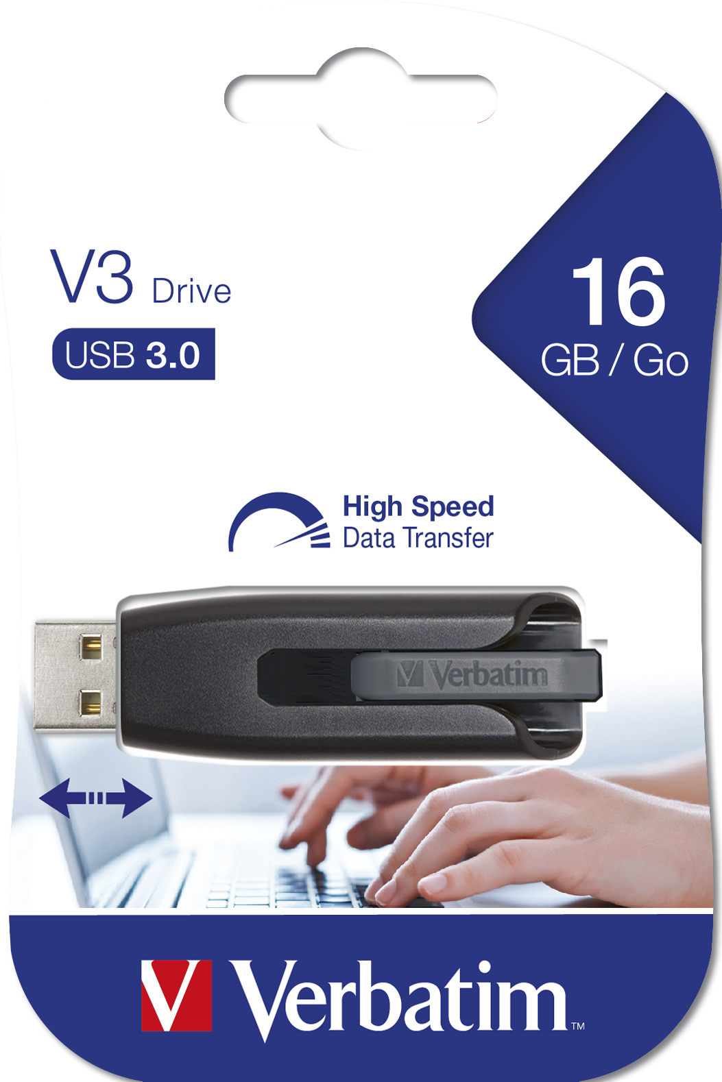 Verbatim V3 - USB 3.0 Drive 16 GB - Black