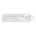 Hewlett Packard Enterprise 631348-B21 keyboard Mouse included USB QWERTY Spanish Black