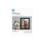 HP Advanced Photo Paper, Glossy, 65 lb, 8.5 x 11 in. (216 x 279 mm), 50 sheets