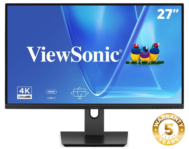 Viewsonic VG Series 27” 4K UHD USB-C Monitor with Dual Speakers