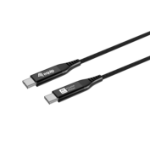 Equip USB 4 Ultra Slim C to C Cable, 1.2m, PD240W, 4K/60Hz, 40Gbps, Black