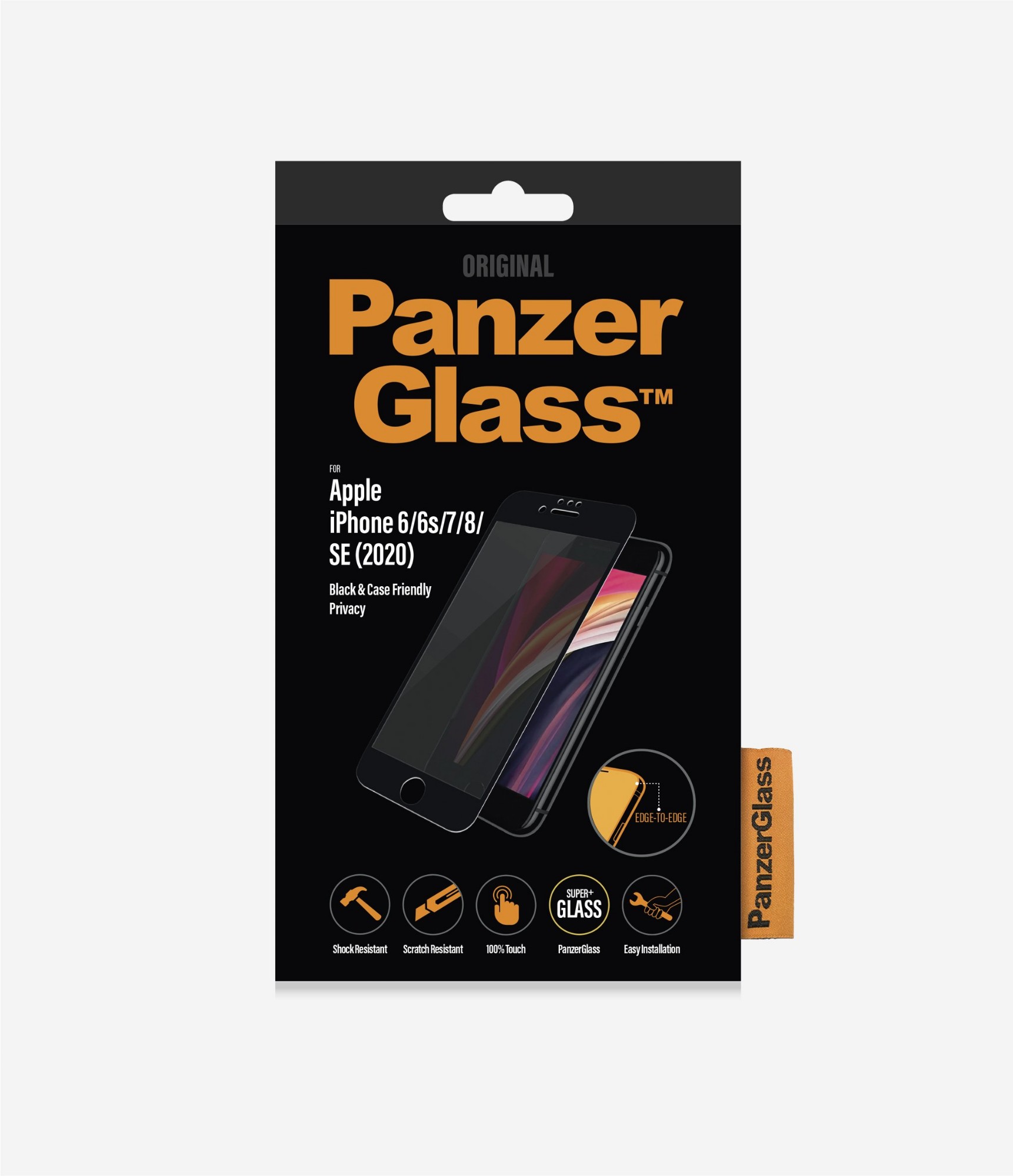 PanzerGlass Apple iPhone 6/6s/7/8/SE (2020) Edge-to-Edge Privacy
