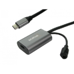 Cables Direct NLUSB3C-EXT5M USB cable 5 m USB 3.2 Gen 1 (3.1 Gen 1) USB C Black, Grey