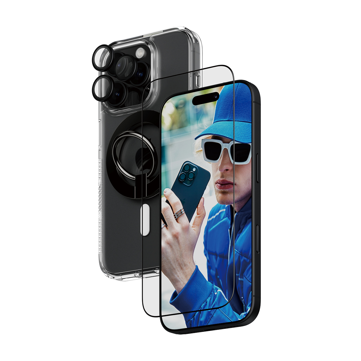 PanzerGlass Â® 4-in-1 Protection Bundle iPhone 16 Pro