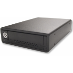 CRU DP25 HDD/SSD enclosure Black 2.5"