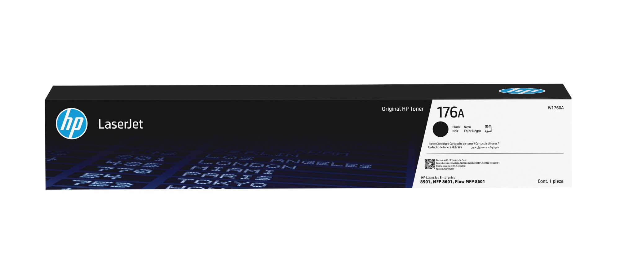 HP W1760A/176A Toner-kit, 45K pages ISO/IEC 19752 for HP LJ E 8601