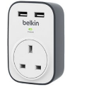 Belkin BSV103AF surge protector White 1 AC outlet(s)