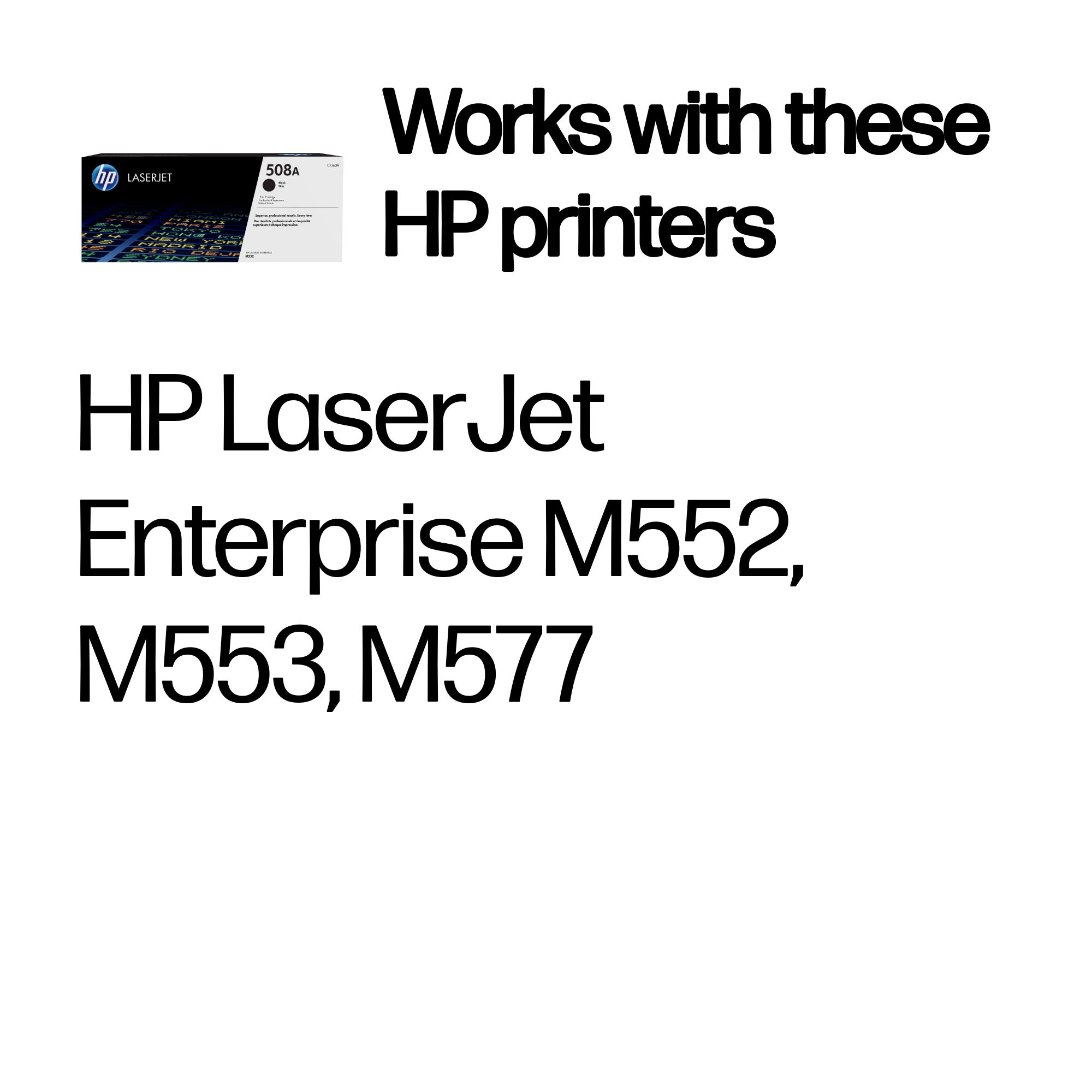 HP CF360A/508A Toner cartridge black, 6K pages ISO/IEC 19798 for HP CLJ M 552