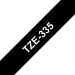 Brother TZE-335 cinta para impresora de etiquetas Blanco sobre negro TZ