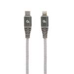 Gembird CC-USB2B-CM8PM-1.5M Lightning-kabel 1,5 m Grijs
