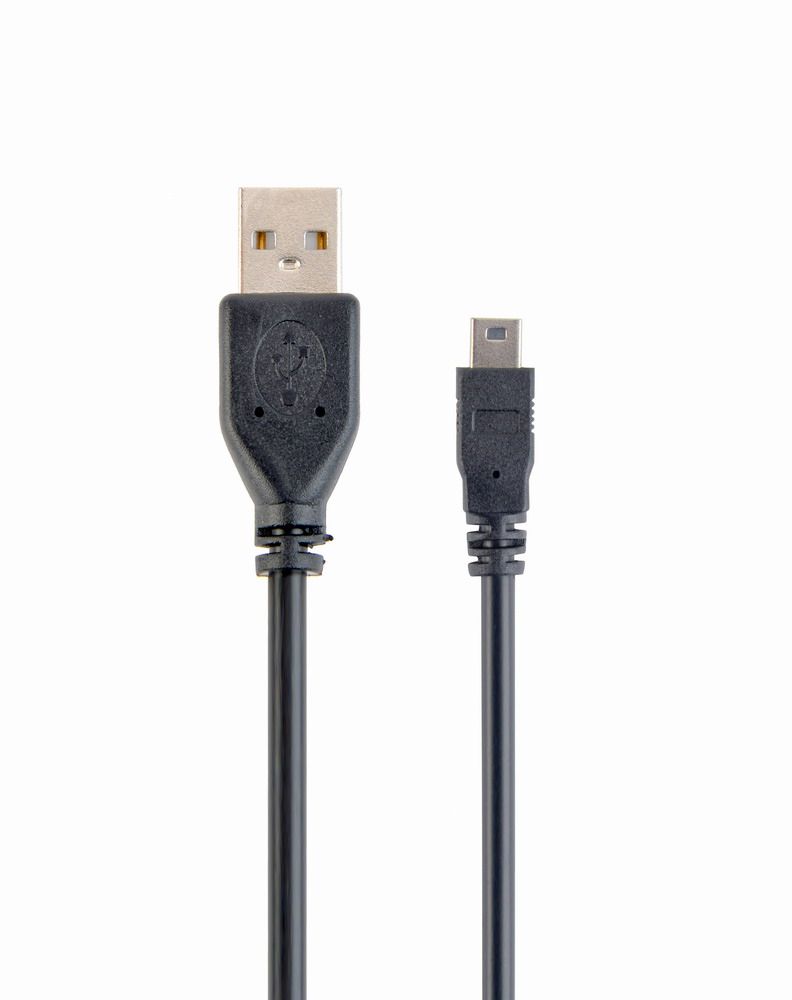 Gembird 1.8m USB 2.0 A/mini-USB M USB cable USB A Mini-USB B Black