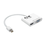 Tripp Lite P137-06N-HV-V2W video kabel adapter 0,2 m Mini-DisplayPort HDMI/VGA Wit