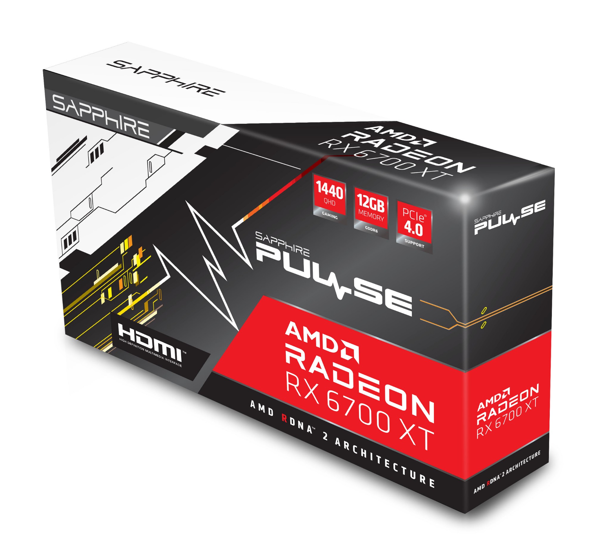 SAPPHIRE PULSE AMD RADEON RX6700XT - PCパーツ