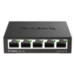 D-Link DGS-105 Unmanaged L2 Gigabit Ethernet (10/100/1000) Black