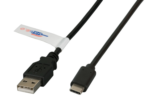 EFB Elektronik K5258SW.1 USB cable USB 2.0 1 m USB A USB C Black