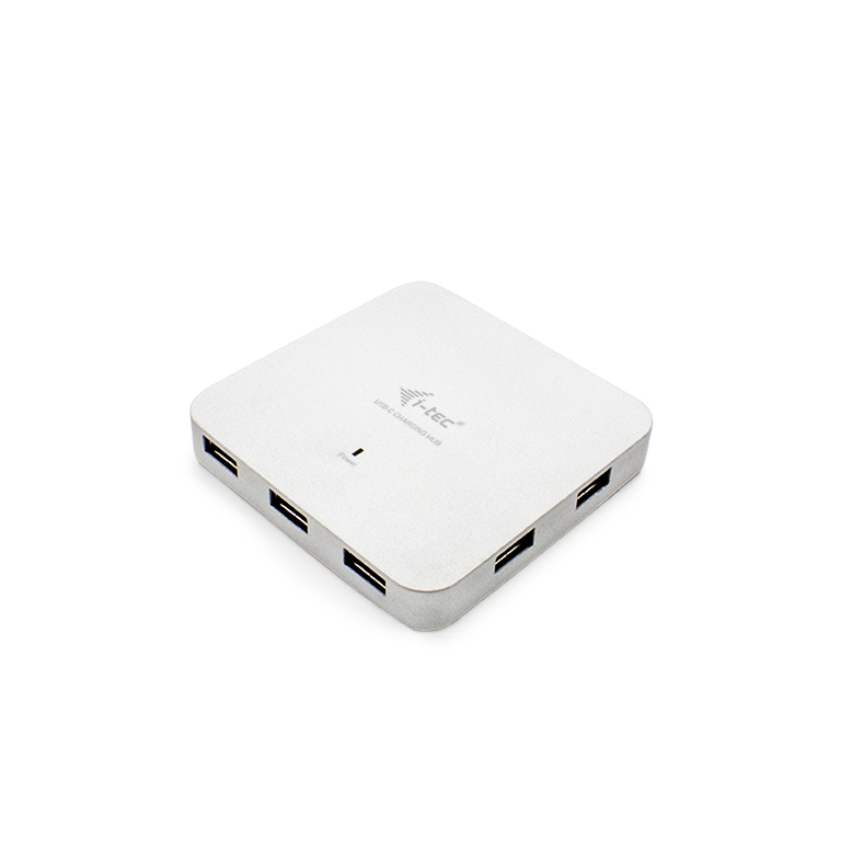 Image of i-tec Metal USB-C Charging HUB 7x USB 3.0 + Power Delivery 60W