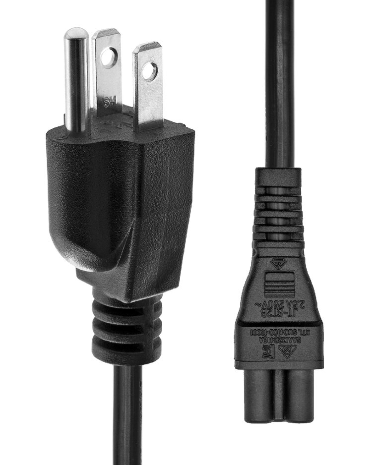 ProXtend Type B (US) to C5 Power Cord Black 1m