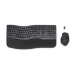 HP 680 Comfort Dual-Mode and Mouse Combo keyboard Mouse included Home RF Wireless + Bluetooth AZERTY Belgian Black