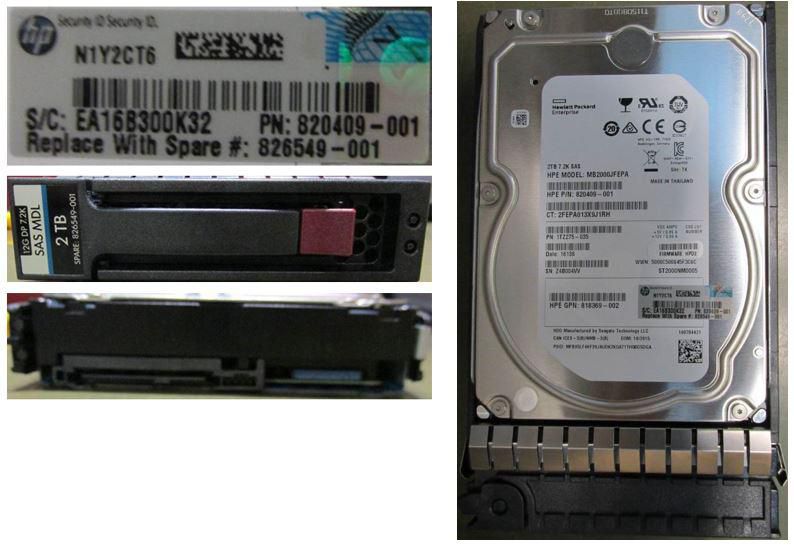 HPE HD 2 12G 7.2K 3.5 SS MDL