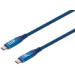 Monoprice 47669 USB cable 17.7" (0.45 m) USB C Navy