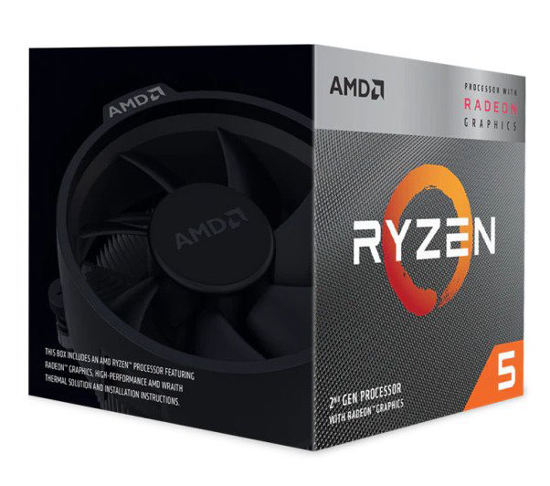 Image of AMD Ryzen 5 3400G processor 3.7 GHz 4 MB L3 Box