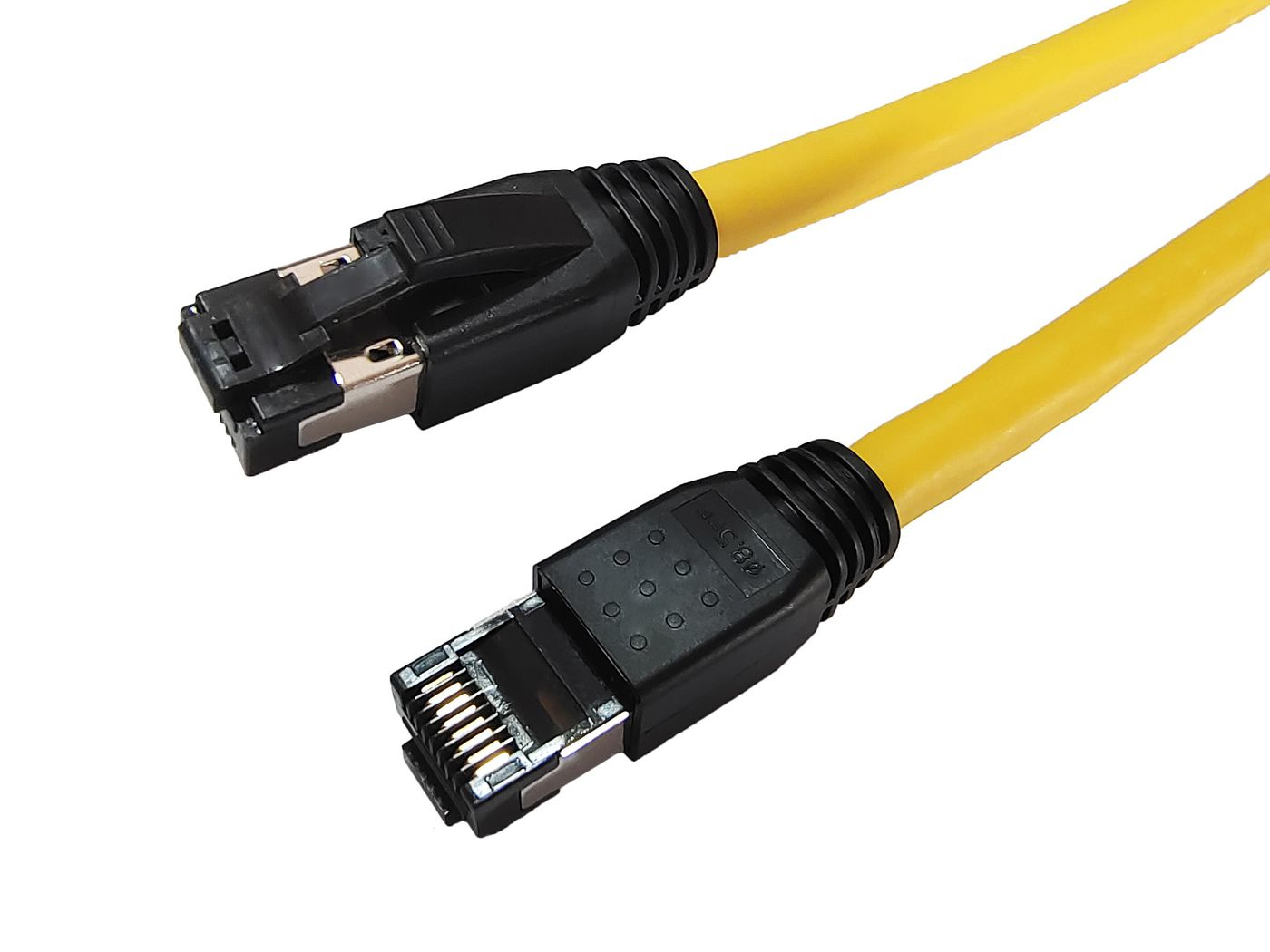 Image of Microconnect MC-SFTP8005Y networking cable Yellow 0.5 m Cat8.1...
